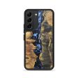 Galaxy S22 Wood+Resin Phone Case - Kassidy (Blue, 692427) Supply