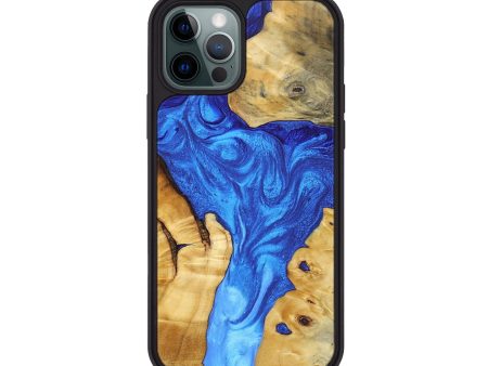 iPhone 12 Pro Wood+Resin Phone Case - Charlie (Mosaic, 693749) For Discount