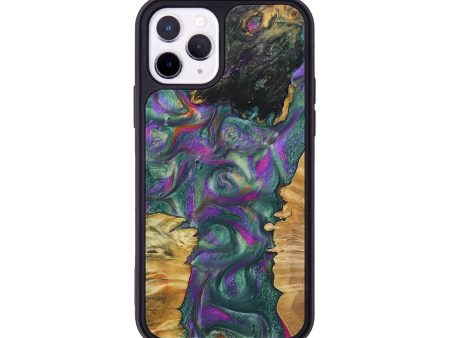 iPhone 11 Pro Wood+Resin Phone Case - Leilani (Mosaic, 691312) Discount