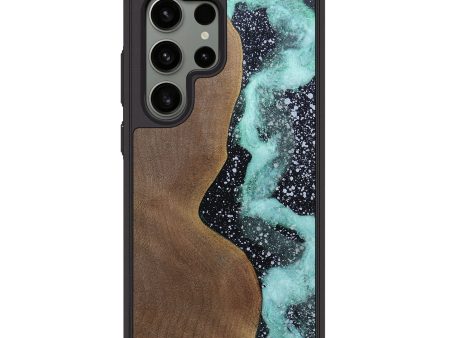 Galaxy S24 Ultra Wood+Resin Phone Case - Phoenix (Cosmos, 693388) Cheap