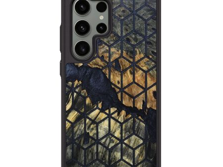 Galaxy S24 Ultra Wood+Resin Phone Case - Stefanie (Pattern, 693430) on Sale