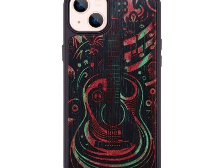 iPhone 14 Plus Wood+Resin Phone Case - Cecelia (Reggae, 689469) Cheap