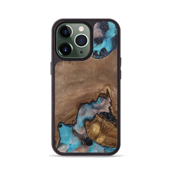 iPhone 13 Pro Wood+Resin Phone Case - Maximus (Cosmos, 688435) For Cheap