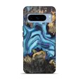 Pixel 8 Pro Wood+Resin Live Edge Phone Case - Michele (Blue, 688609) Supply