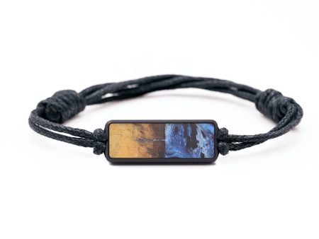 Classic Wood+Resin Bracelet - Tate (Blue, 690481) Discount