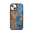 iPhone 14 ResinArt Phone Case - Keri (Teal & Gold, 691202) Cheap