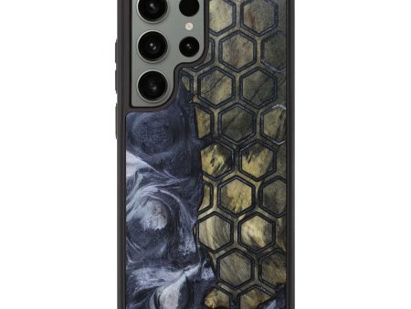 Galaxy S23 Ultra Wood+Resin Phone Case - Carl (Pattern, 690934) Fashion