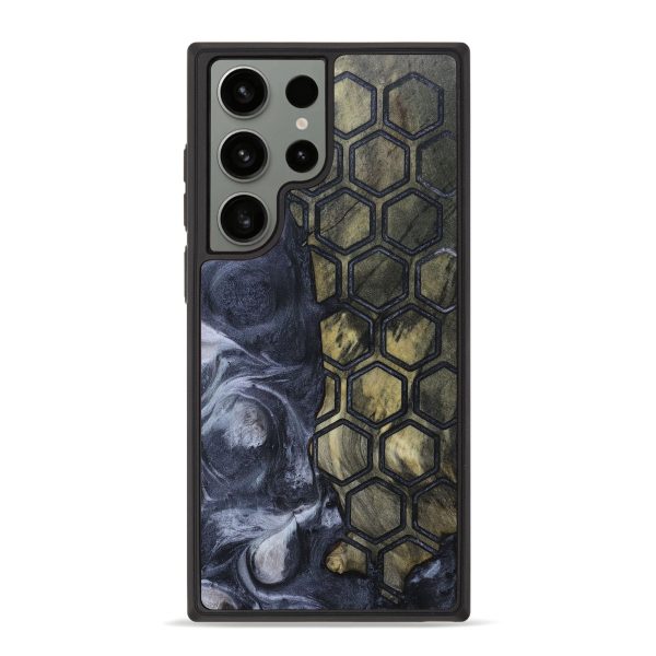 Galaxy S23 Ultra Wood+Resin Phone Case - Carl (Pattern, 690934) Fashion