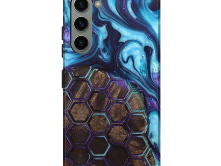 Galaxy S23 Plus Wood+Resin Live Edge Phone Case - Lila (Pattern, 688616) Online