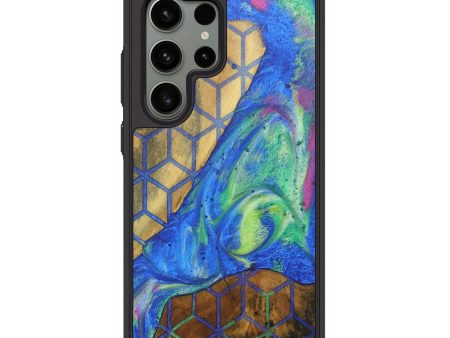 Galaxy S24 Ultra Wood+Resin Phone Case - Tucker (Pattern, 688442) Sale