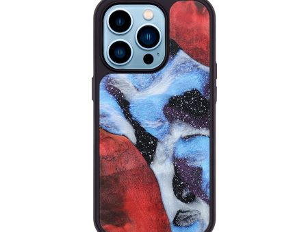 iPhone 14 Pro Wood+Resin Phone Case - Katharine (Cosmos, 688540) For Discount