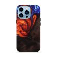 iPhone 14 Pro Wood+Resin Live Edge Phone Case - Clara (Fire & Ice, 693339) Cheap