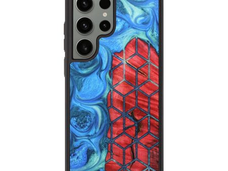 Galaxy S23 Ultra Wood+Resin Phone Case - Farrah (Pattern, 690086) Cheap