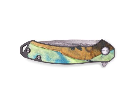 EDC Wood+Resin Pocket Knife - Claude (Cosmos, 690751) For Discount