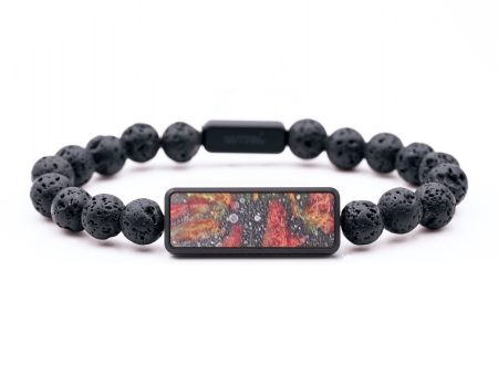 Lava Bead Wood+Resin Bracelet - Robbie (Cosmos, 689097) For Cheap