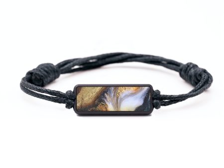 Classic ResinArt Bracelet - Carl (Black & White, 691138) For Cheap