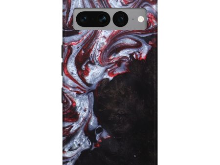 Pixel 7 Pro Wood+Resin Live Edge Phone Case - Lela (Red, 691007) Sale