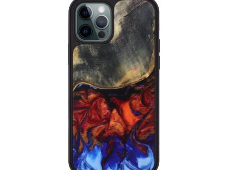 iPhone 12 Pro Wood+Resin Phone Case - Sade (Fire & Ice, 693044) Fashion