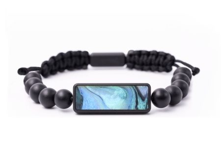 Onyx Bead ResinArt Bracelet - Glen (Blue, 689989) Supply