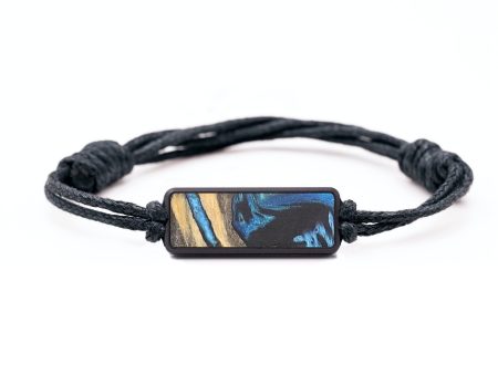 Classic Wood+Resin Bracelet - Anderson (Blue, 689066) Fashion