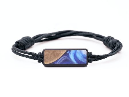 Classic Wood+Resin Bracelet - Ryan (Blue, 688857) Cheap