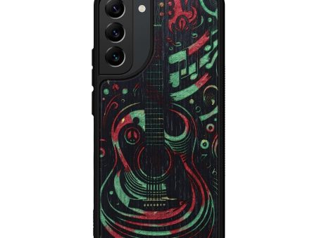 Galaxy S22 Plus Wood+Resin Phone Case - Blakely (Reggae, 689464) For Sale