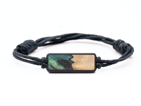 Classic Wood+Resin Bracelet - Samantha (Green, 688753) Sale