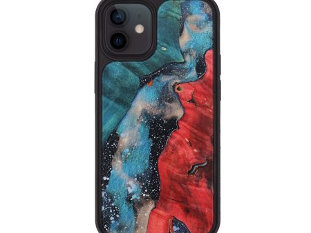 iPhone 12 Wood+Resin Phone Case - Moises (Cosmos, 688525) Cheap