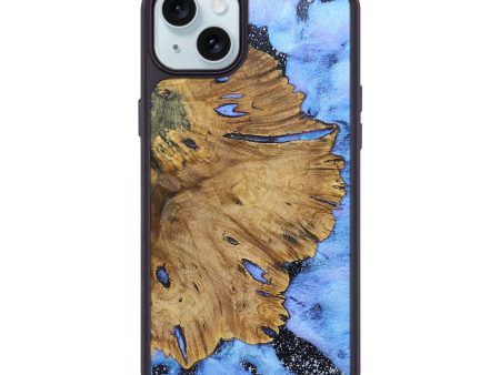 iPhone 15 Plus Wood+Resin Phone Case - Enrique (Cosmos, 691358) For Discount