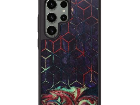 Galaxy S24 Ultra Wood+Resin Phone Case - Tanya (Pattern, 689299) For Cheap