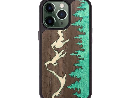 iPhone 13 Pro Wood+Resin Phone Case - Corbin (Pattern, 689643) Fashion