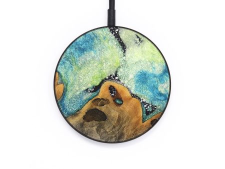 Circle Wood+Resin Wireless Charger - Serenity (Cosmos, 690794) For Cheap