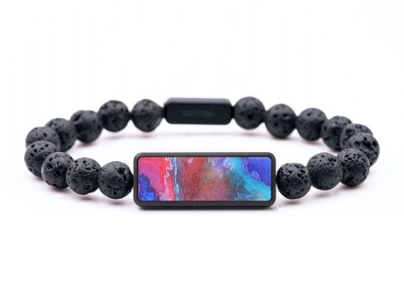 Lava Bead ResinArt Bracelet - Anita (Watercolor, 691126) Online Hot Sale