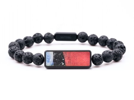 Lava Bead ResinArt Bracelet - Katie (Cosmos, 691152) on Sale