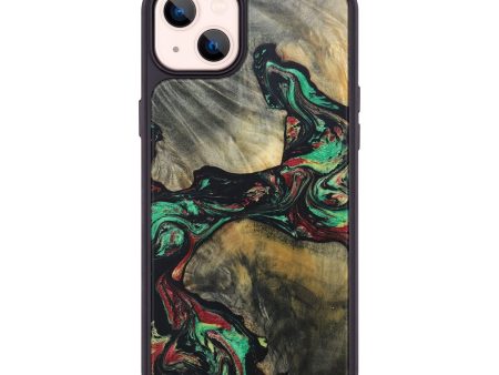 iPhone 14 Plus Wood+Resin Phone Case - Dexter (Reggae, 689386) For Discount