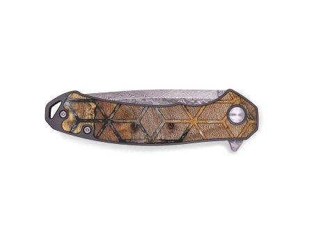 EDC Wood+Resin Pocket Knife - Emilia (Pattern, 690781) Sale