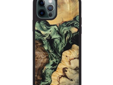 iPhone 12 Pro Max Wood+Resin Phone Case - Colin (Mosaic, 693453) Online Hot Sale