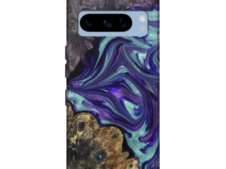 Pixel 8 Pro Wood+Resin Live Edge Phone Case - Noelle (Purple, 688649) Sale