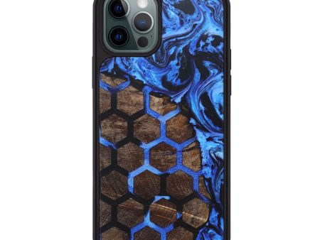 iPhone 12 Pro Max Wood+Resin Phone Case - Derek (Pattern, 688450) Discount