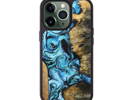 iPhone 13 Pro Wood+Resin Phone Case - Ashley (Mosaic, 691278) Supply