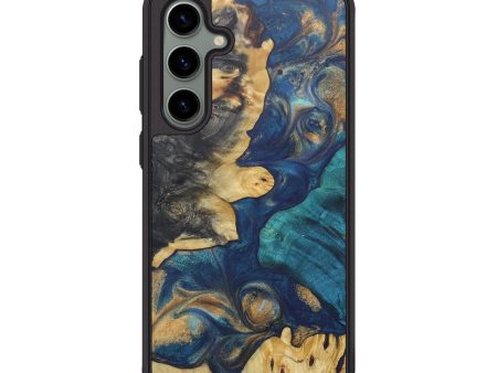 Galaxy S24 Plus Wood+Resin Phone Case - Asher (Mosaic, 690377) Fashion