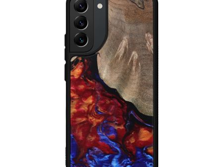 Galaxy S22 Plus Wood+Resin Phone Case - Shaq (Fire & Ice, 693101) Sale