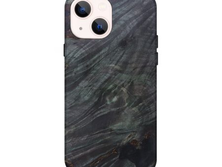 iPhone 14 Wood+Resin Live Edge Phone Case - Collins (Wood Burl, 688580) For Cheap