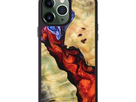 iPhone 13 Pro Max Wood+Resin Phone Case - Ashton (Fire & Ice, 693116) on Sale