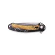 EDC Wood+Resin Pocket Knife - Finn (Black & White, 690771) on Sale