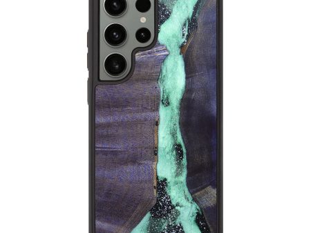 Galaxy S23 Ultra Wood+Resin Phone Case - Aliyah (Cosmos, 693417) For Cheap