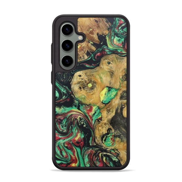 Galaxy S24 Plus Wood+Resin Phone Case - Hubert (Reggae, 689360) Online Hot Sale