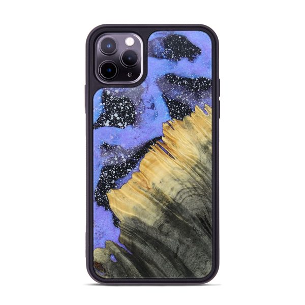 iPhone 11 Pro Max Wood+Resin Phone Case - Baylee (Cosmos, 693400) Online