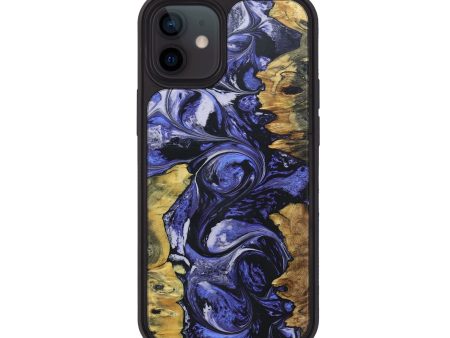 iPhone 12 Wood+Resin Phone Case - Adeline (Purple, 688993) Supply