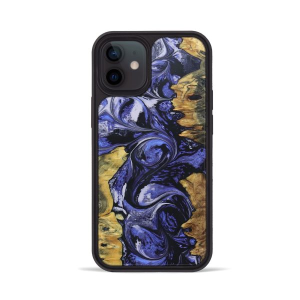 iPhone 12 Wood+Resin Phone Case - Adeline (Purple, 688993) Supply